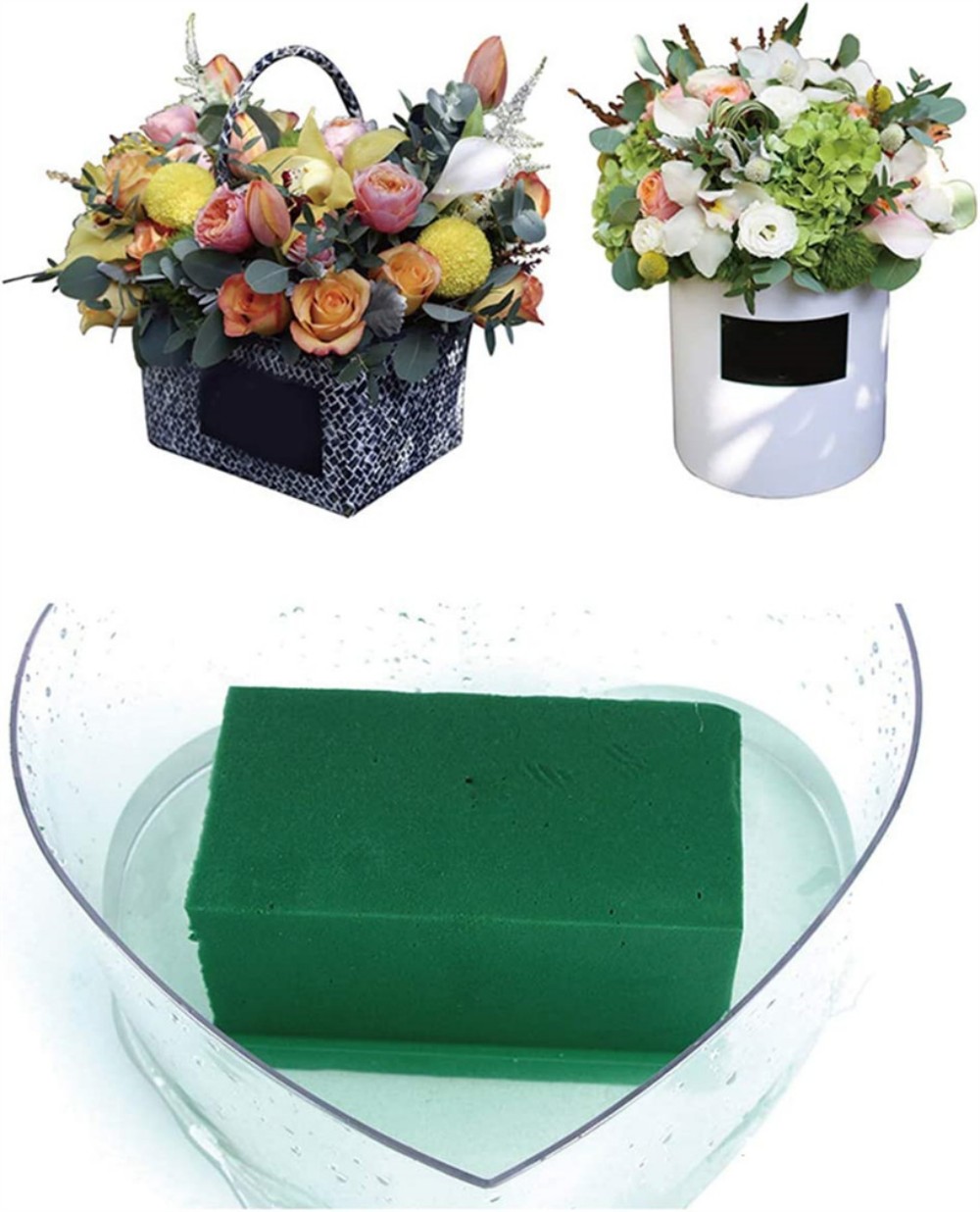 Floral Foam Bricks, Happon Florist Foam Green Blocks Supplies for